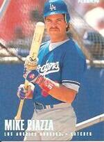 1996 Fleer Tiffany #445 Mike Piazza