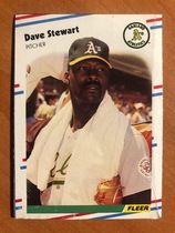 1988 Fleer Box Panels #14 Dave Stewart