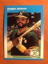 1987 Fleer Update Glossy #49 Reggie Jackson