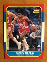 1986 Fleer Base Set #71 Rodney McCray