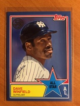 2018 Topps 1983 Topps All-Stars Blue #83AS-66 Dave Winfield