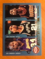 2001 Topps Base Set #216 Tim Duncan|Antonio McDyess|Dikembe Mutombo|Shaquille O'Neal