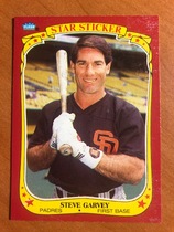 1986 Fleer Sticker Box Panels #3 Steve Garvey