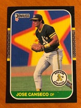 1987 Donruss Box Panels #PC-12 Jose Canseco