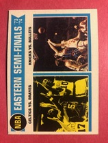 1974 Topps Base Set #161 NBA Eastern Semis