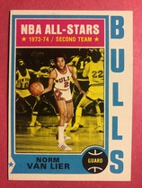 1974 Topps Base Set #140 Norm Van Lier