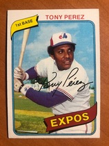1980 Topps Base Set #125 Tony Perez