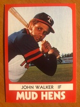 1980 TCMA Toledo Mud Hens #9 John Walker