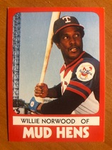 1980 TCMA Toledo Mud Hens #10 Willie Norwood