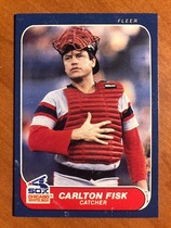 1986 Fleer Box Panels #8 Carlton Fisk