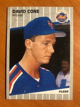 1989 Fleer Box Bottom Cards #7 David Cone