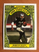 1986 Topps 1000 Yard Club #1 Marcus Allen