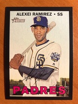 2016 Topps Heritage High Number Black Border #THC-606 Alexei Ramirez