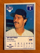 1987 Kraft Home Plate Heroes #29 Don Mattingly