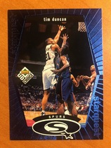 1998 Upper Deck Choice StarQuest Blue 1 Star #24 Tim Duncan