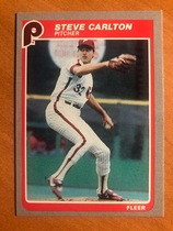 1985 Fleer Base Set #246 Steve Carlton