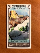 2010 Topps Allen & Ginter Mini Monsters of the Mesozoic #MM24 Carnotaurus
