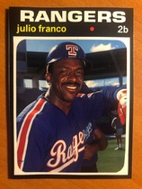 1991 SCD Baseball Card Price Guide Monthly Pocket Price Guides #57 Julio Franco