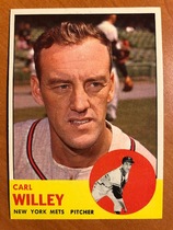 1963 Topps Base Set #528 Carl Willey