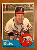 1963 Topps Base Set #570 Frank Bolling