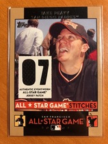 2007 Topps Update All-Star Stitches #JEP Jake Peavy