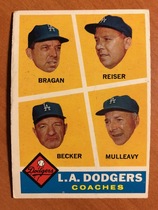 1960 Topps Base Set #463 Dodgers Coaches