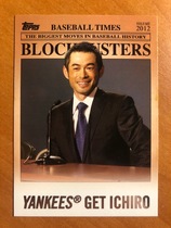 2012 Topps Update Blockbusters #BB-23 Ichiro Suzuki