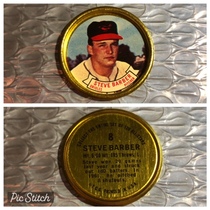 1964 Topps Coins Inserts #8 Steve Barber