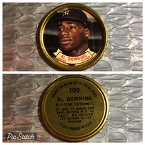 1964 Topps Coins Inserts #109 Al Downing