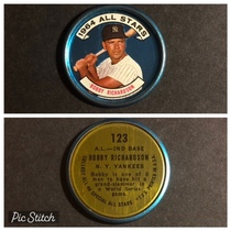 1964 Topps Coins Inserts #123 Bobby Richardson