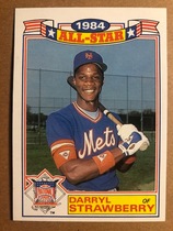 1985 Topps Glossy All Stars #8 Darryl Strawberry