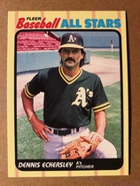 1989 Fleer Baseball All Stars #12 Dennis Eckersley