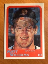 1987 Sportflics Rookies #25 Matt Williams