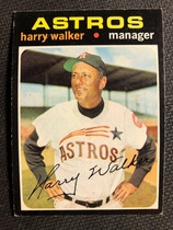 1971 Topps Base Set #312 Harry Walker