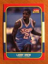 1986 Fleer Base Set #25 Larry Drew
