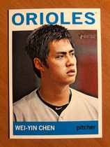 2013 Topps Heritage #491 Wei-Yin Chen
