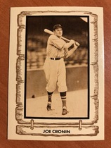 1981 Cramer Sports Baseball Legends #39 Joe Cronin