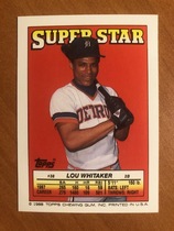1988 Topps Stickers Backs (No Sticker) #38 Lou Whitaker