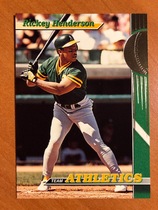 1993 Stadium Club As #8 Rickey Henderson