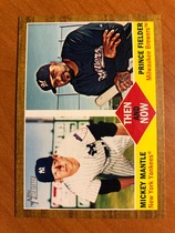 2011 Topps Heritage Then and Now #TN-5 Mickey Mantle|Prince Fielder