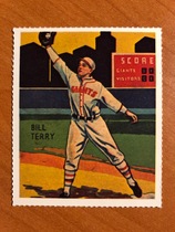 1982 Dover Publications Reprints National League #14 Bill Terry