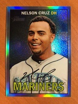 2016 Topps Heritage Chrome Refractor #THC-457 Nelson Cruz