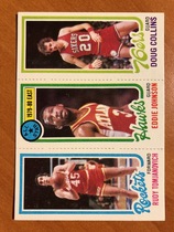 1980 Topps Base Set #N/A #111 Rudy Tomjanovich|#13 Eddie Johnson|#179 Doug Collins