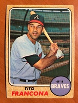 1968 Topps Base Set #527 Tito Francona