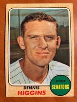 1968 Topps Base Set #509 Dennis Higgins