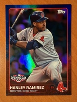 2015 Topps Opening Day Blue #140 Hanley Ramirez