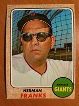 1968 Topps Base Set #267 Herman Franks