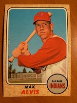 1968 Topps Base Set #340 Max Alvis