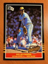 1985 Donruss Highlights #2 Rollie Fingers