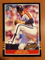 1985 Donruss Highlights #22 Nolan Ryan